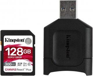 Kingston Canvas React Plus 128 GB (MLPR2/128GB) SD kullananlar yorumlar